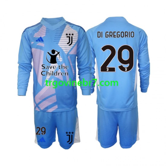 Golmanski Dres - Dres Juventus Michele Di Gregorio 29 Četvrti 2024-2025 Dugim Rukavima - Dječji