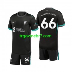 Dres Liverpool Alexander-Arnold 66 Gostujući 2024-2025 Kratkih Rukava - Dječji
