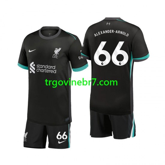 Dres Liverpool Alexander-Arnold 66 Gostujući 2024-2025 Kratkih Rukava - Dječji