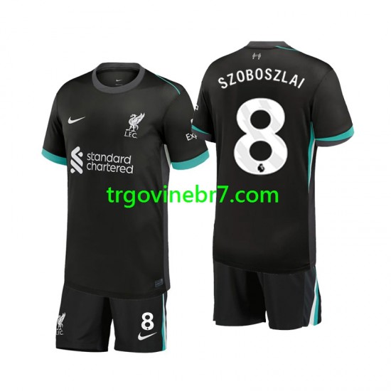 Dres Liverpool Szoboszlai 8 Gostujući 2024-2025 Kratkih Rukava - Dječji