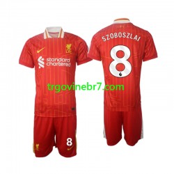 Dres Liverpool Szoboszlai 8 Domaći 2024-2025 Kratkih Rukava - Dječji