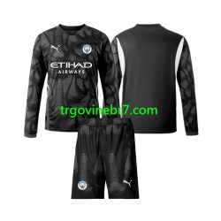 Golmanski Dres - Dres Manchester City Četvrti 2024-2025 Dugim Rukavima - Dječji