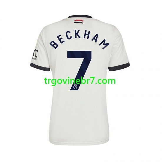 Dres Manchester United Beckham 7 Treći 2024-2025 Kratkih Rukava - Muški