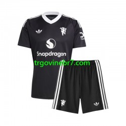 Golmanski Dres - Dres Manchester United Treći 2024-2025 Kratkih Rukava - Dječji