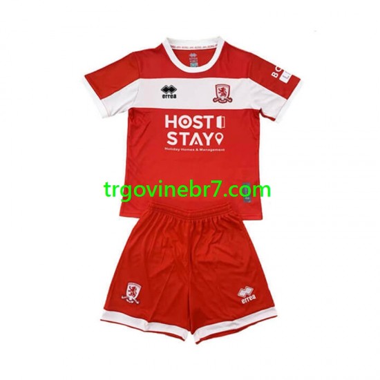 Dres Middlesbrough Domaći 2024-2025 Kratkih Rukava - Dječji