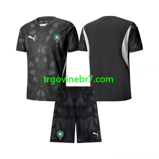 Golmanski Dres - Dres Maroko Treći 2024 Kratkih Rukava - Dječji