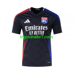 Dres Olympique Lyonnais Gostujući 2024-2025 Kratkih Rukava - Muški Dres Olympique Lyonnais Gostujući 2024-2025 Kratkih Rukava - Muški