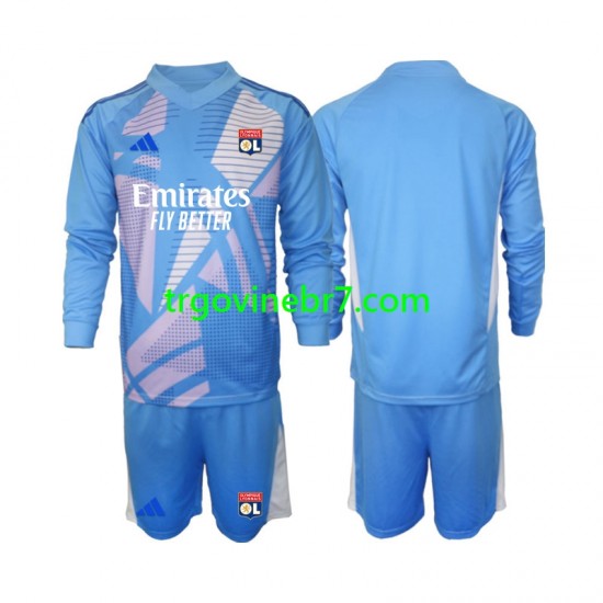 Golmanski Dres - Dres Olympique Lyonnais Treći 2024-2025 Dugim Rukavima - Dječji