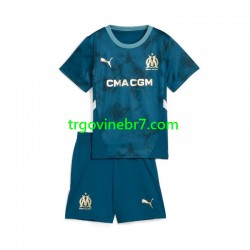 Dres Olympique de Marseille Gostujući 2024-2025 Kratkih Rukava - Dječji Dres Olympique de Marseille Gostujući 2024-2025 Kratkih Rukava - Dječji