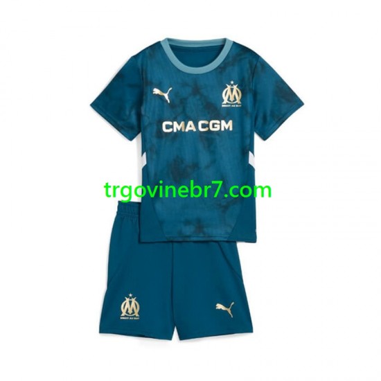 Dres Olympique de Marseille Gostujući 2024-2025 Kratkih Rukava - Dječji