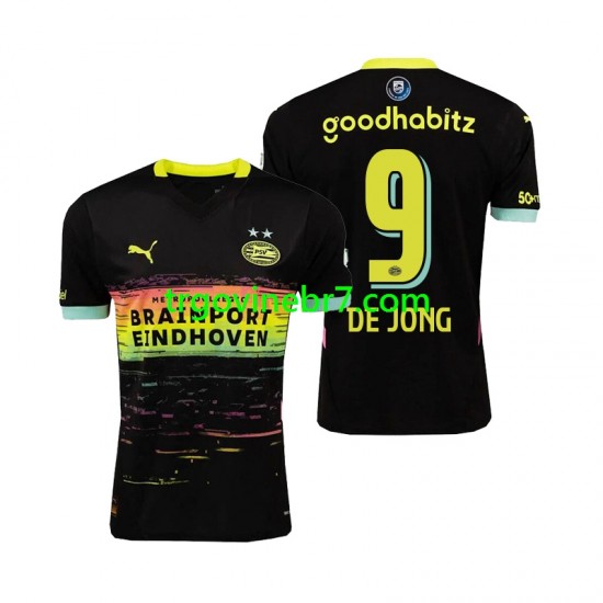 Dres PSV Eindhoven DE JONG 9 Gostujući 2024-2025 Kratkih Rukava - Muški