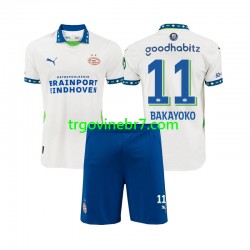 Dres PSV Eindhoven Johan Bakayoko 11 Treći 2024-2025 Kratkih Rukava - Dječji