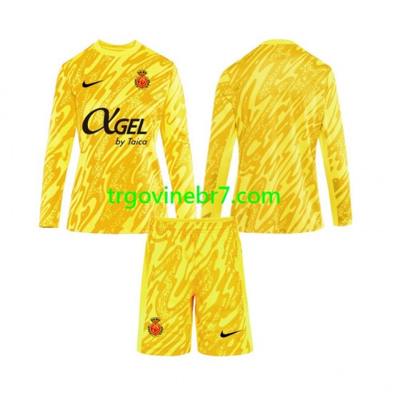 Golmanski Dres - Dres RCD Mallorca Treći 2024-2025 Dugim Rukavima - Dječji