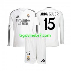 Dres Real Madrid Arda Guler 15 Domaći 2024-2025 Dugim Rukavima - Dječji