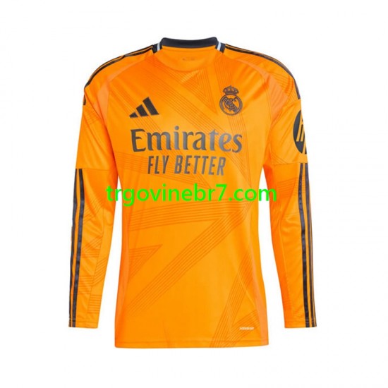 Dres Real Madrid Gostujući 2024-2025 Dugim Rukavima - Muški