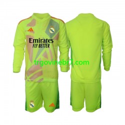 Golmanski Dres - Dres Real Madrid Četvrti 2024-2025 Dugim Rukavima - Dječji
