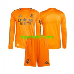 Dres Real Madrid Gostujući 2024-2025 Dugim Rukavima - Dječji