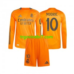 Dres Real Madrid Modrić Luka 10 Gostujući 2024-2025 Dugim Rukavima - Dječji