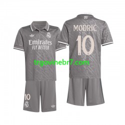 Dres Real Madrid Modrić 10 Treći 2024-2025 Kratkih Rukava - Dječji