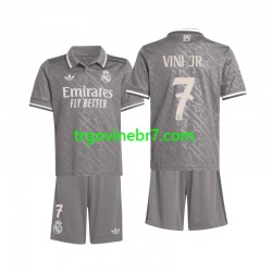 Dres Real Madrid Vini JR. 7 Treći 2024-2025 Kratkih Rukava - Dječji Dres Real Madrid Vini JR. 7 Treći 2024-2025 Kratkih Rukava - Dječji