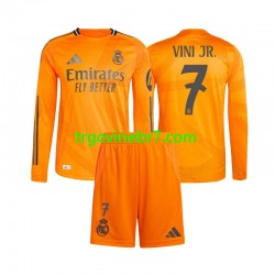 Dres Real Madrid Vinicius Junior 7 Gostujući 2024-2025 Dugim Rukavima - Dječji Dres Real Madrid Vinicius Junior 7 Gostujući 2024-2025 Dugim Rukavima - Dječji