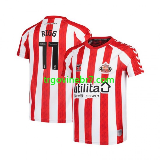 Dres Sunderland Chris Rigg 11 Domaći 2024-2025 Kratkih Rukava - Muški