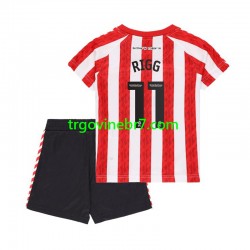 Dres Sunderland Chris Rigg 11 Domaći 2024-2025 Kratkih Rukava - Dječji Dres Sunderland Chris Rigg 11 Domaći 2024-2025 Kratkih Rukava - Dječji
