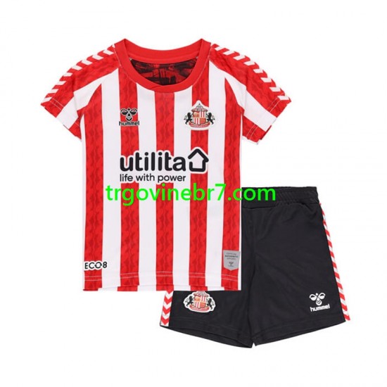 Dres Sunderland Domaći 2024-2025 Kratkih Rukava - Dječji