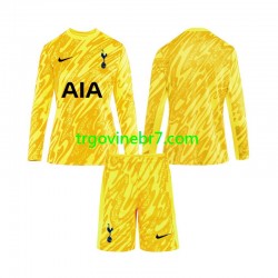 Golmanski Dres - Dres Tottenham Hotspur Domaći 2024-2025 Dugim Rukavima - Dječji