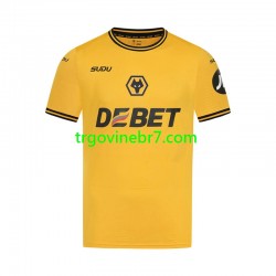 Dres Wolverhampton Wanderers Domaći 2024-2025 Kratkih Rukava - Muški Dres Wolverhampton Wanderers Domaći 2024-2025 Kratkih Rukava - Muški