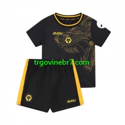 Dres Wolverhampton Wanderers Gostujući 2024-2025 Kratkih Rukava - Dječji Dres Wolverhampton Wanderers Gostujući 2024-2025 Kratkih Rukava - Dječji