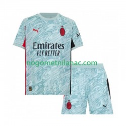 Golmanski Dres - Dres AC Milan Domaći 2025-2026 Kratkih Rukava - Dječji