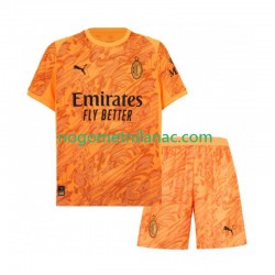 Golmanski Dres - Dres AC Milan Treći 2025-2026 Kratkih Rukava - Dječji