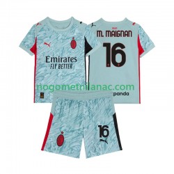 Golmanski Dres - Dres AC Milan Mike Maignan 16 Domaći 2025-2026 Kratkih Rukava - Dječji