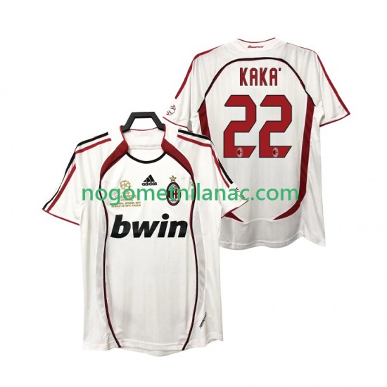 Dres AC Milan KAKA 22 2007 Retro Gostujući 2006 Kratkih Rukava - Muški