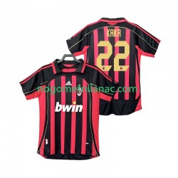 Dres AC Milan KAKA 22 2007 Retro Domaći 2006 Kratkih Rukava - Muški Dres AC Milan KAKA 22 2007 Retro Domaći 2006 Kratkih Rukava - Muški