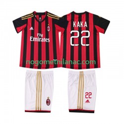 Dres AC Milan KAKA 22 2013 2014 Retro Domaći Kratkih Rukava - Dječji Dres AC Milan KAKA 22 2013 2014 Retro Domaći Kratkih Rukava - Dječji