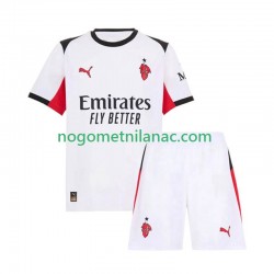 Dres AC Milan Gostujući 2025-2026 Kratkih Rukava - Dječji