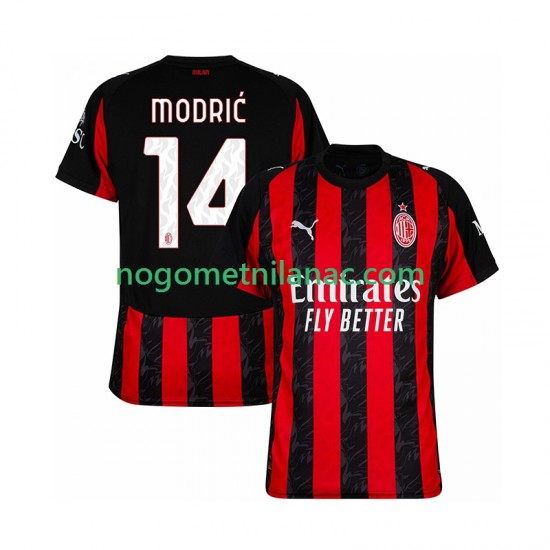 Dres AC Milan Modrić Luca 14 Domaći 2025-2026 Kratkih Rukava - Muški