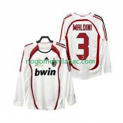 Dres AC Milan MALDINI 3 2007 Retro Gostujući 2006 Dugim Rukavima - Muški