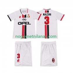 Dres AC Milan MALDINI 3 1996 1997 Retro Gostujući Kratkih Rukava - Dječji Dres AC Milan MALDINI 3 1996 1997 Retro Gostujući Kratkih Rukava - Dječji