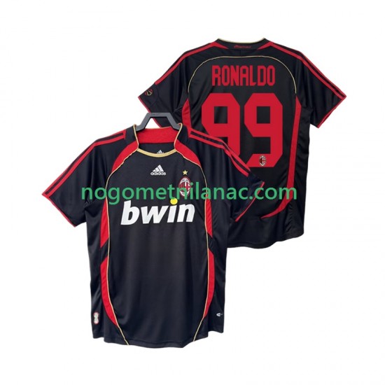 Dres AC Milan RONALDO 99 2007 Retro Treći 2006 Kratkih Rukava - Muški