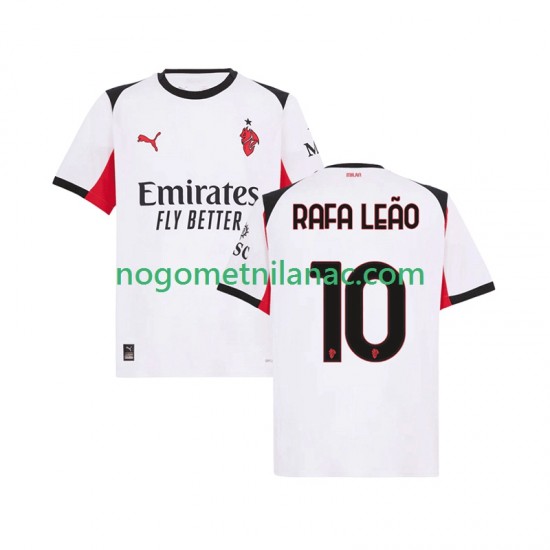 Dres AC Milan Rafael Leao 10 Gostujući 2025-2026 Kratkih Rukava - Muški