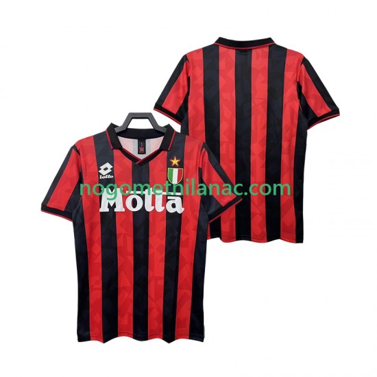 Dres AC Milan 1993 Retro Domaći 1994 Kratkih Rukava - Muški