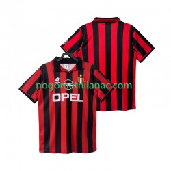 Dres AC Milan 1996 1997 Retro Domaći Kratkih Rukava - Muški