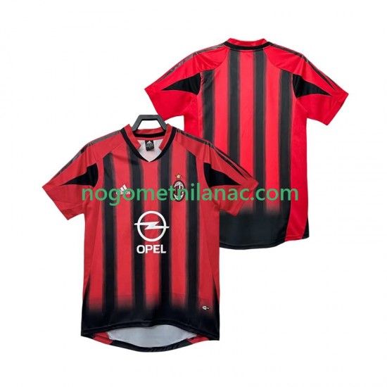 Dres AC Milan 2005 Retro Domaći 2004 Kratkih Rukava - Muški