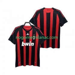 Dres AC Milan 2009 Retro Domaći 2008 Kratkih Rukava - Muški