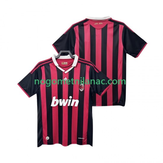 Dres AC Milan 2009 Retro Domaći 2010 Kratkih Rukava - Muški