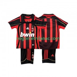 Dres AC Milan 2007 Retro Domaći 2006 Kratkih Rukava - Dječji