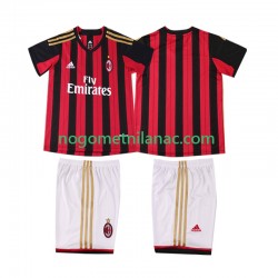 Dres AC Milan 2013 2014 Retro Domaći Kratkih Rukava - Dječji